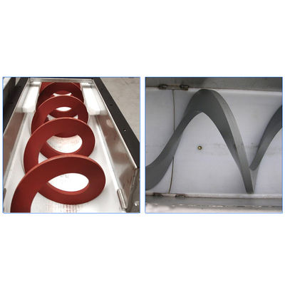 30t / H المحمولة يميل Ss برغي ناقل U الأخدود الحمأة برغي الحزام الناقل