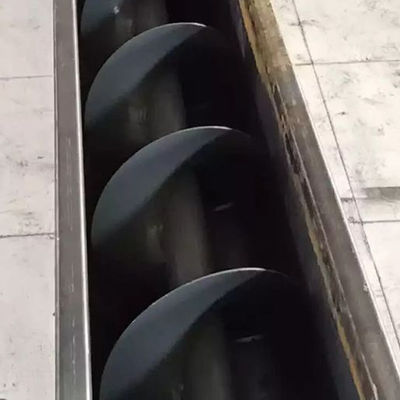 5t / H SS316 Mud Auger Shaftless برغي سير ناقل لصباغة معالجة مياه الصرف الصحي