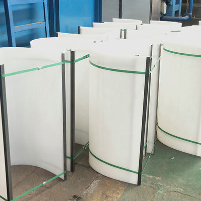 5t / H SS316 Mud Auger Shaftless برغي سير ناقل لصباغة معالجة مياه الصرف الصحي