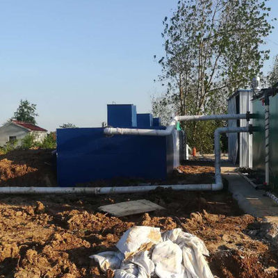 SS304 MBR MBBR آلات معالجة مياه الصرف الصناعي 100m3 / D صديقة للبيئة