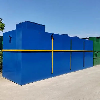 SS304 MBR MBBR آلات معالجة مياه الصرف الصناعي 100m3 / D صديقة للبيئة