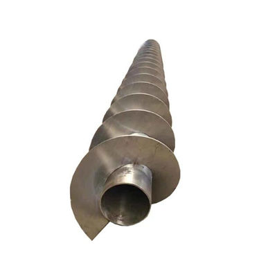 SUS304 ناقل برغي لنزح المياه الحمأة لنقل رمل الجير المسحوق بالفحم