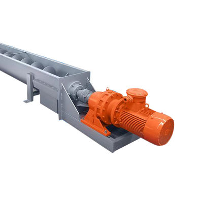 SUS304 ناقل برغي لنزح المياه الحمأة لنقل رمل الجير المسحوق بالفحم