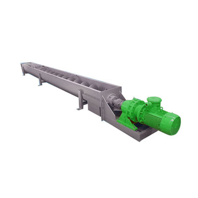 50m3 / H الكربون الصلب شافتلس برغي ناقل الآلي الفولاذ المقاوم للصدأ دوامة ناقل