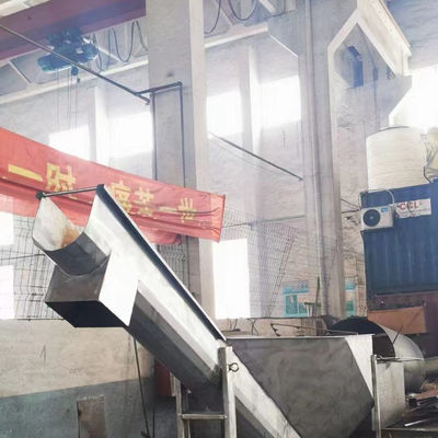 50m3 / H الكربون الصلب شافتلس برغي ناقل الآلي الفولاذ المقاوم للصدأ دوامة ناقل