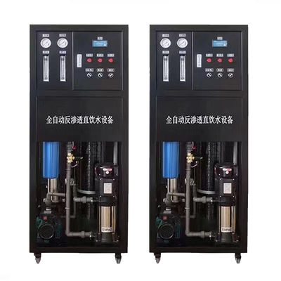 وحدة التناضح العكسي من الفولاذ المقاوم للصدأ 304 | نظام تنقية المياه الصناعية 500-1000 لتر/ساعة