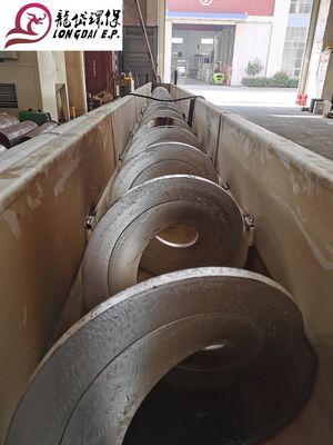 ناقل لولبي دوار بدون شفة ، ناقل لولبي أفقي 16r / min