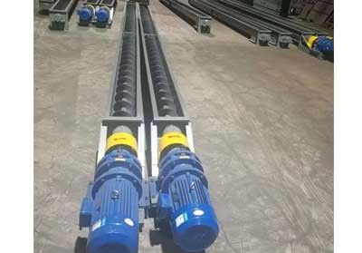 ناقل الحزام اللولبي بالزنك الأبيض ، ناقل صوامع برغي 250 مم