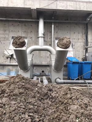 1.2m3 / h مرشح الصحافة المسمار ، 200mm الحمأة الصحافة المسمار