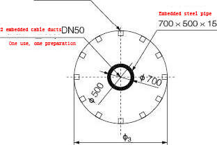 معدات مكشطة الحمأة نصف الجسر محرك طرفي من الصلب الكربوني