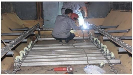 3m سلسلة مكشطة نظام الكربون الصلب لخزان معالجة المياه