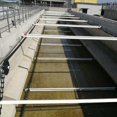 4.5m جسر السفر مكشطة الحمأة غير المعدنية لوحة سلسلة كشط المواد