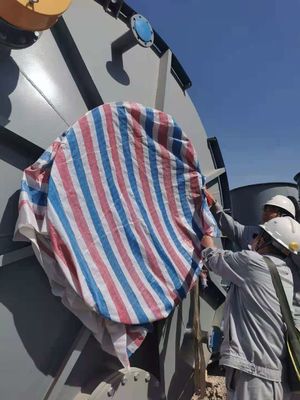 صوامع تخزين حبيبات بلاستيكية 8.5 متر ، خزان تخزين صوامع 4 طن