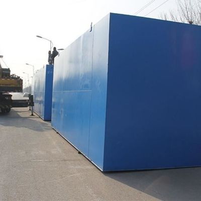 10m3 / h معدات معالجة مياه الصرف الصحي مع تقنية المفاعل البيولوجي الغشائي