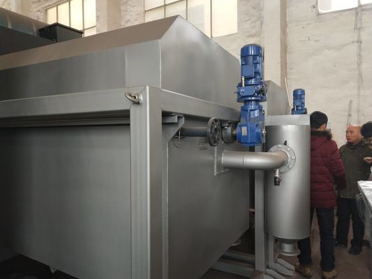 معدات نزح الطين من الفولاذ المقاوم للصدأ ، معالجة مياه الصرف الصحي بضغط الحزام 10m3 / h