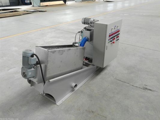 100 مم مكدسة برغي الحمأة آلة نزح المياه الصف الصناعية