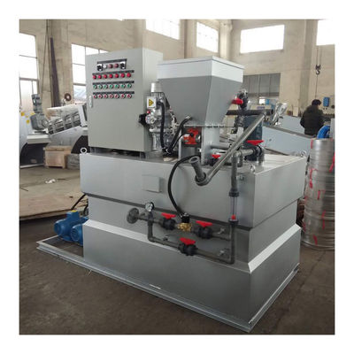 نظام الجرعات الكيميائية للمسحوق السائل البوليمر السائل معالجة مياه الصرف الصحي بالجاذبية الذاتية