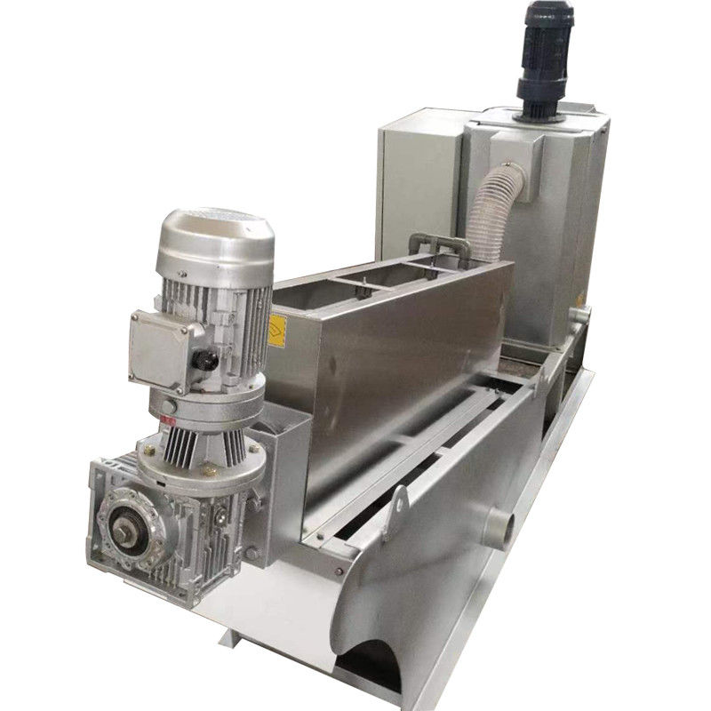 1-2500kgs / H الحمأة الحلزونية ديهيدراتور متعدد القرص برغي الصحافة الحمأة آلة نزح المياه