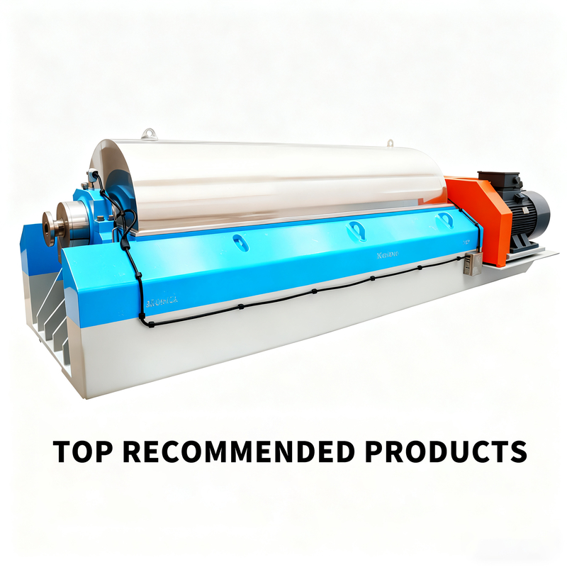 الطرد المركزي الأفقي للطين السريع للفصل الدقيق للمكونات الثقيلة والخفيفة