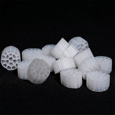 العائمة HDPE MBBR البلاستيك البيولوجي مرشح حشو السرير المميعة