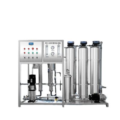 1T / H RO التناضح العكسي Level5 منزوع الأيونات معدات معالجة المياه الصناعية