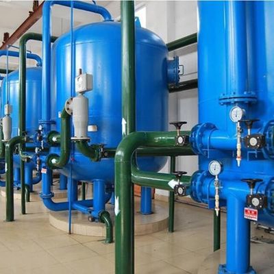 30m3 / H مرشح الوسائط المتعددة الفولاذ المقاوم للصدأ الكوارتز الرمل فلتر ميكانيكي الكربون المنشط