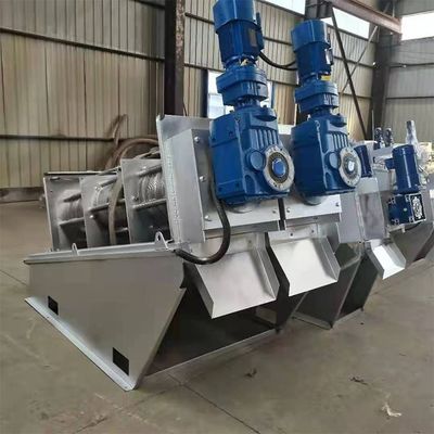 15m3 / H الحمأة الحلزونية آلة نزح المياه مصنع الغذاء معدات نزح الحمأة