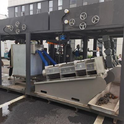 90-150kg / H برغي الصحافة الحمأة آلة نزح المياه للطباعة والصباغة مصنع
