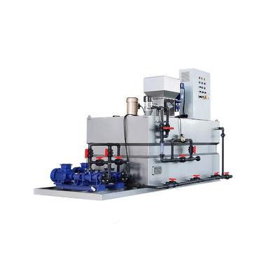 6000L آلة الجرعات الكيميائية نظام جرعات البوليمر 2.2KW لمعالجة مياه الصرف الصحي