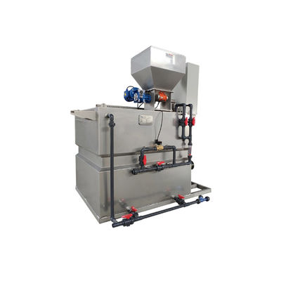 6000L آلة الجرعات الكيميائية نظام جرعات البوليمر 2.2KW لمعالجة مياه الصرف الصحي