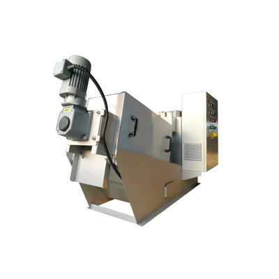 SS304 / 316 برغي الصحافة الحمأة آلة نزح المياه 2.25kw التشغيل التلقائي