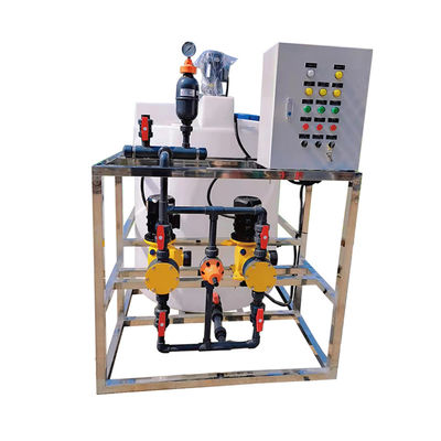 CE ISO 250L ~ 10000L آلة الجرعات الأوتوماتيكية بالكامل PAC / PAM نظام جرعات Flocculant