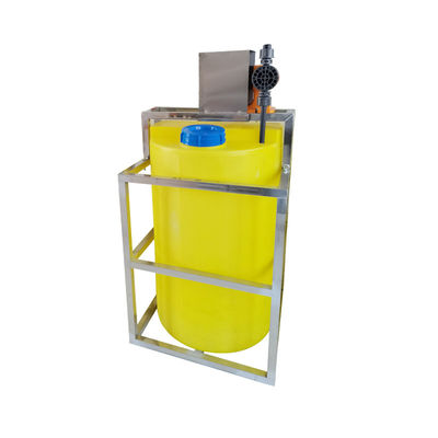 CE ISO 250L ~ 10000L آلة الجرعات الأوتوماتيكية بالكامل PAC / PAM نظام جرعات Flocculant