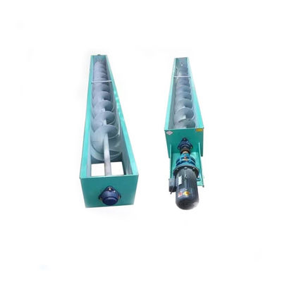 5t / H SS316 Mud Auger Shaftless برغي سير ناقل لصباغة معالجة مياه الصرف الصحي
