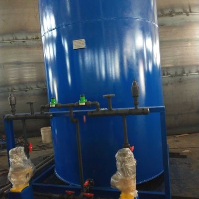 1500 لتر / ساعة نظام جرعات البوليمر معالجة مياه البلدية