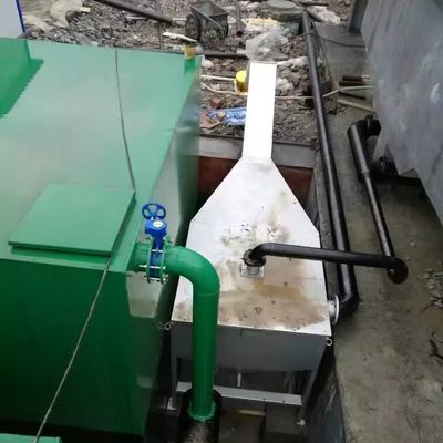 SS304 جهاز معالجة مياه الصرف الصحي ، 0.80Kw DAF نظام معالجة مياه الصرف الصحي