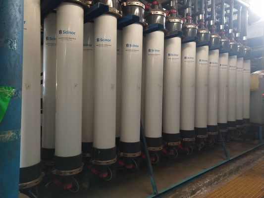 معدات تنقية المياه الصناعية خيوط غشاء الترشيح الفائق